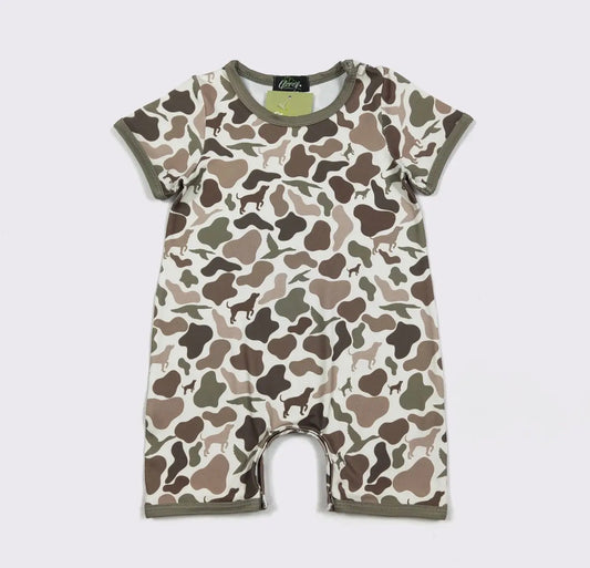 Camo Hound Romper