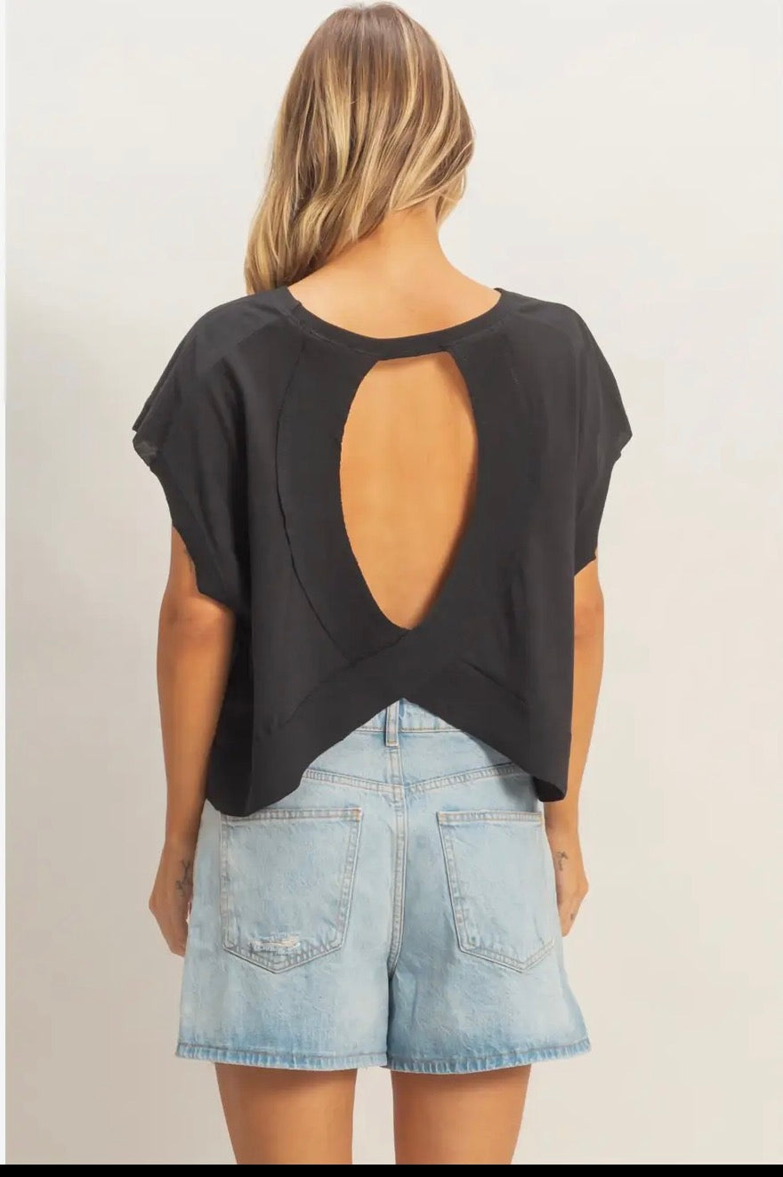 Open Back Everyday Tee