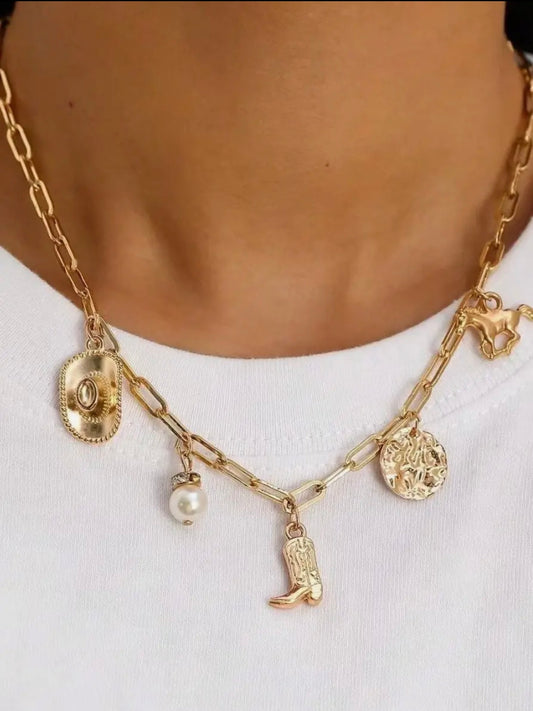 Western Charm Chain Necklace