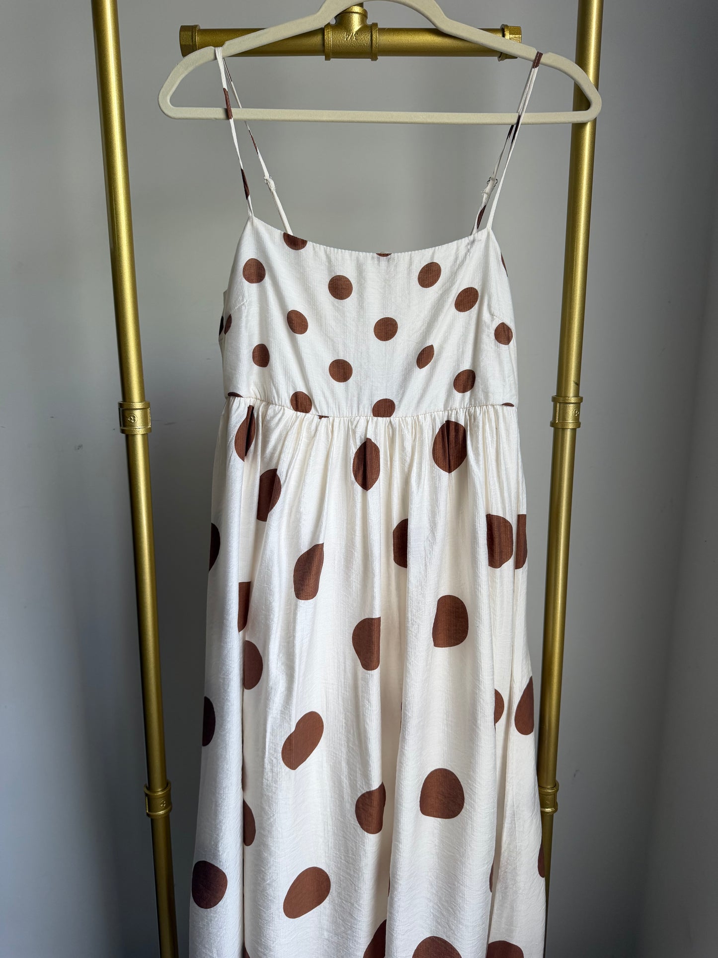 Polka Dot Midi Dress